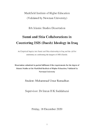 Contact mohd khalid on messenger. Pdf Sunni And Shia Collaborations In Countering Isis Daesh Ideology In Iraq