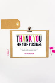 Thank You For Your Purchase Printable Instant Download Freshly Modern In 2020 Printable Thank You Cards Thank You Card Template Business Thank You Cards