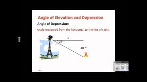 The children are learning about how gravity works and will be able to find answers to some of the questions they may be asking. Geometry Lesson 8 4 Angle Of Elevation And Depression V3 Youtube