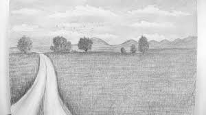how to draw a very simple landscape landscape drawings tapestry