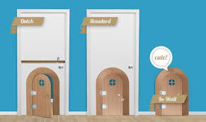 The neat and tidy cottage 4.25' x 2.92' playhouse is a great option for your kids to play in the the watching dutch door and shutters add a stylish touch to the house. 8 Children S Doors Ideas Doors Kids Room Kids Room