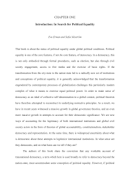 Pdf Introduction In Search Of Political Equality
