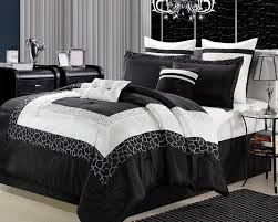 The comforter reverse has small white elks scattered over the charcoal background to add some versatility to your bedding ensemble. 15 Black And White Bedding Sets Home Design Lover