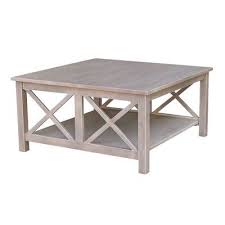 The table is made of solid sheesham wood. Hampton Square Coffee Table Washed Gray Taupe International Concepts Unfinished Coffee Table Handmade Coffee Table Square Wood Coffee Table