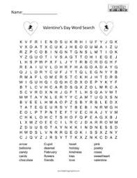 Valentine's day is celebrated every year on february 14. Valentine S Day Holiday Word Search Teaching Squared