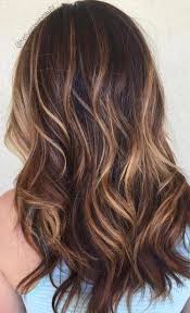 Superbes Couleurs De Cheveux Brune Avec Des Reflets Blonds Style De Coiffures Tendance Frisuren Couleur De Cheveux Brune Cheveux Bruns Couleur Cheveux