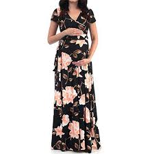 Discover the latest trends all in one place. Mawclos Mawclos Maternity Dress Short Sleeve V Neck Maxi Dress Pregnant Women Baby Shower Long Dress Walmart Com Walmart Com