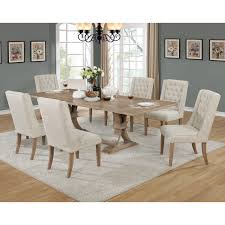 There are a variety of rustic dining room configurations depending on personal taste, family and room size. Best Quality Furniture Rustic Extension Dining Set