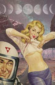 Choose from a wide range of similar scenes. Art Things Space Girl Retro Futurism Science Fiction Illustration Science Fiction Art