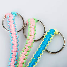 A newer and clearer version of my old tutorial on how to make a seamless bracelet with plastic lace. Beading Cords Threads 24 Colors Plastic Lacing Cord Sonku Gimp Bracelet Ropes For Diy Craft Jewerly Making With 30 Pack Snap Clip Hooks And 30 Pack Key Chain Ring Clips 394 Feet Home