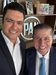 Un gusto haber platicado a lo largo del día con tres grandes amigos y  líderes del Partido Acción Nacional… mi amigo Alcalde Giovani Gutiérrez, mi  amigo diputado José Hinojosa y mi amigo