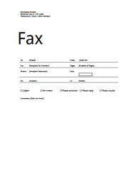 Make sure the fax machine is plugged in, powered on and connected to a working phone jack. Fax Cover Sheet Layout Verat