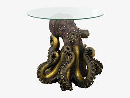 Did you know that octopuses are among the most intelligent and behaviorally flexible of all invertebrates and also venomous. Steampunk Octopus Table Steampunk Table Free Transparent Png Download Pngkey