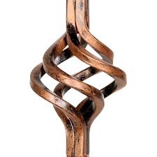 Hose spiral expandable pipe garden washing hot sale high quality suitable. Solar Hand Blown Pearlized Blue Glass Spiral Flame Garden Stake With Metal Finial Detail 36 Inch Exhart Home Garden Decor