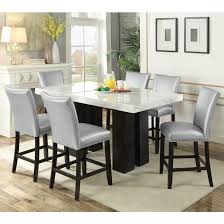 Maybe you would like to learn more about one of these? Star Camila Cm540pb 420wt 6xccsn 7 Piece Counter Height Dining Set With Marble Table Top Efo Furniture Outlet Pub Table And Stool Sets