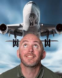 🎤 Claudy comic Fintan Harvey is flying back into #NerveCentre for his  hilarious new stand up show 'Flightmares' ✈️ 😱 At almost 6ft 6 and afraid  of heights, Fintan faced his fears