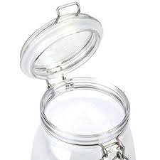 Gift & home today storage canisters for the kitchen. Lawei 4 Pack Plastic Mason Jars With Hinged Lids 55 Oz Clear Acrylic Canister Set Wide Mouth Mason Jars For Kitchen Serving Tea Coffee Spice Candy Cookie Pricepulse