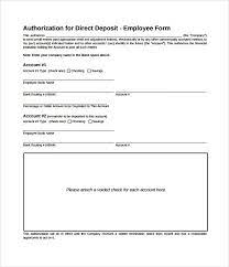sample direct deposit authorization form examples download free letter cash format form directions templates