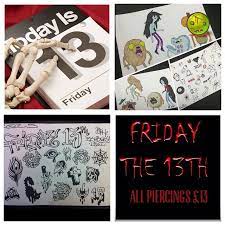 Friday 13th All Piercings 13 Flash From 13 Tattoo Leeds Leedstattoo Piercingleeds Bodypiercing Bodyjewellery R S Tattoo Body Jewellery Body Piercing