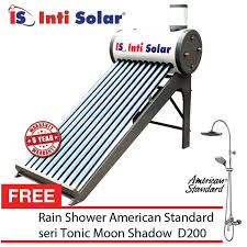 Terobosan baru pemanas air arsa water heater,diciptakan khusus ac untuk anda dengan harapan dapat memberikan solusi terbaik dalam pemanasan yang dilakukan dengan memanfaatkam gas panas yang terbuang pada ac sehingga tidak perlu biaya tambahan (bebas biaya listrik,tidak usah. Jual Intisolar Pemanas Air Tenaga Surya Matahari Tanpa Listrik Kap 100 Liter Untuk 2 5 Orang Di Lapak Home Sweet Home Indonesia Bukalapak