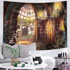 Get the best deals on medieval home décor materials & tapestries. Amazon Com Dbllf Medieval Home Decoration Tapestry Game Background Theme Tapestry Scattered Books And Bookshelves Tapestry For Bedroom Living Room Dorm 80x60 Inches Dbzy1347 Home Kitchen