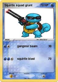 Bulbasaur squirtle and charmander pokemon coloring pages in 2020 pokemon coloring pages pokemon coloring cartoon coloring pages this pokémon coloring page features a picture of squirtle to color. Pokemon Squirtle Squad Grunt