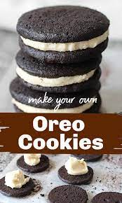 Easy Homemade Oreos Recipe Oreo Cookie Recipes Homemade Oreo Cookies Cookie Recipes