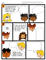 Understanding Empathy Comic Strip Worksheet Part Of The Lesson Plan To Help Kids See Different Perspective Empathy Activities Empathy Middle School Counseling