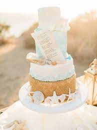 20 Elegant Beach Wedding Cakes Beach Theme Wedding Cakes Beach Wedding Cake Themed Wedding Cakes