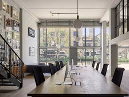Dominic Mckenzie Architects Creates Industrial Style Office For Music Studio Industrial Style Office Architect Office Interior Design