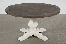 Brentwood Round Dining Table In 2020 Whitewash Dining Table Round Dining Farmhouse Round Dining Table