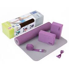 Use a yoga brick for support and stability just where you need it. Yogaset Flow Lila 1 Yogamatte Aus Tpe 2 Yoga Bricks Aus Eva Moosgummi 1 Yoga Gurt Aus Baumwolle Einsteiger S Tapis Yoga Accessoires De Yoga Yoga Flow