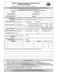 Find apprenticeship in construction in canada | visit kijiji classifieds to buy, sell, or trade almost anything! Fillable Online Perthsouth 28 Wk Pre Apprenticeship Training Program Application Form Perthsouth Fax Email Print Pdffiller