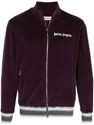 Fascinated by la's subcultures, ragazzi trained his lens on the city's. Palm Angels Velvet Track Jacket Farfetch Com