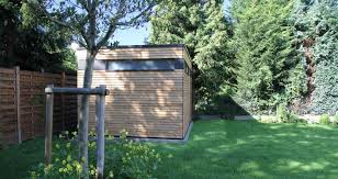 Beim Modernen Gartenhaus Box Pragen Schlichte Eleganz Und Klares Design Das Erscheinungsbild Hergestellt Aus Edlem Materia Gartenhaus Gartenhaus Modern Garten