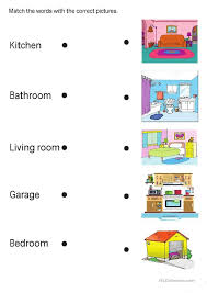Rooms In The House English Lessons For Kids Learning English For Kids English Activities For Kids