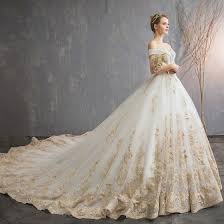 Maybe you would like to learn more about one of these? Luxus Herrlich Champagner 2019 Brautkleider Hochzeitskleider Ballkleid Off Shoulder Schaltflachen Spitze Blumen Armellos Ruckenfreies Konigliche Schleppe