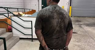 Fugitive caught hiding in basement hole