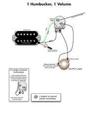 Series & parallel wiring (diagram 5): Wiring One Humbucker Pickup Guitar Design Cigar Box Guitar Custom Guitar