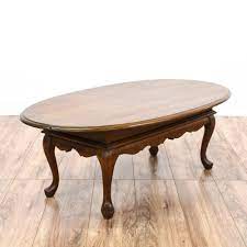 Never miss new arrivals matching exactly what you're looking for! Oval Queen Anne Coffee Table This Oval Coffee Table Is Featured In A Solid Wood With A Glossy Oak Finish Coffee Table Wood Acrylic Coffee Table Coffee Table