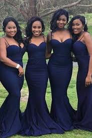 Cheap Outstanding Navy Blue Mermaid Blue Navy Blue Bridesmaid Dresses Blue Bridesmaid Dresses Navy Bridesmaid Dresses
