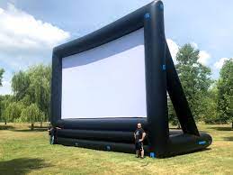 Turn your backyard into a movie theatre! Big Screen Outdoor Movie Rental Carey And Paul Group