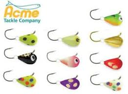 Details About Acme Professional Grade Tungsten Ice Jigs 4mm 2pk Various Colors See Chart