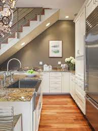 Pin By Karen On Kitchen Carriage House Kitchen Kitchen Under Stairs Kitchen Design