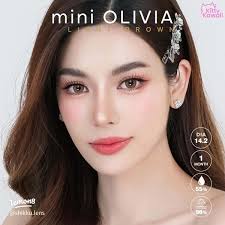 💚 คอนแทคเลนส์ Mini Olivia 3 สีสุดฮอต ที่สาวๆห้ามพลาด! 🩶🤎