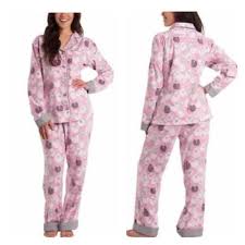 Munki Munki Sheep Flannel Pajama Set New Nwt