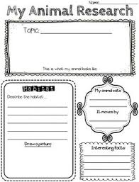 Animal Research Project Research Template Research Projects Kids Writing Homeschool Worksheets