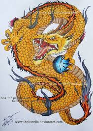 Black And Gold Dragon Tattoo Golden Dragon Tattoo By Thekarelia On Deviantart Golden Dragon Tattoo Dragon Artwork Dragon Tattoo