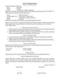 Poin penting pertama yang perlu anda lihat di dalam sebuah surat kontrak kerja adalah rincian gaji, thr dan. 10 Contoh Surat Kontrak Kerja Proyek Karyawan Berbagai Keperluan