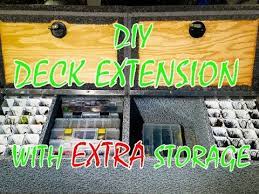 Add A Deck Extension With Extra Storage Diy Youtube